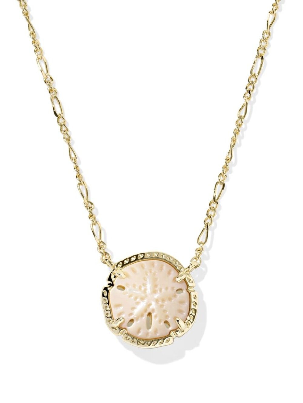 Kendra Scott x Sand Dollar Gold Short Pendant Necklace